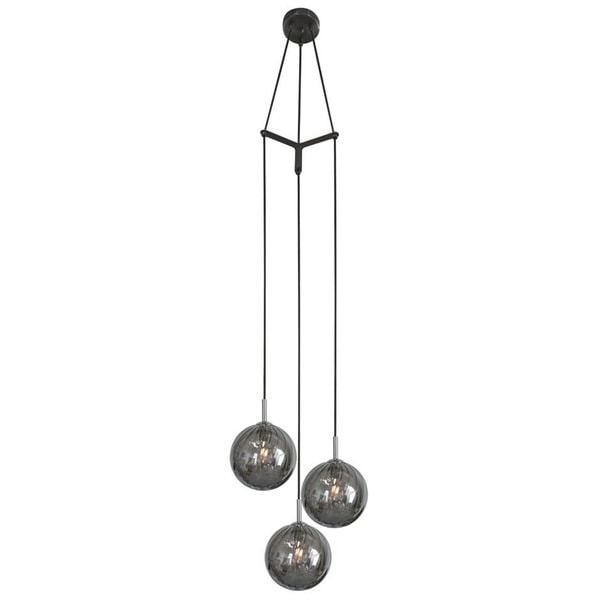【MARETTI】オランダ・ペンダントライト「INCISO」3灯  BLACK（H1500mm）