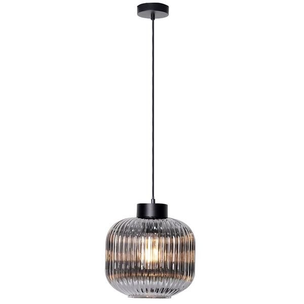 【MARETTI】オランダ・ペンダントライト「NERF」1灯  BLACK（φ200×H180mm）