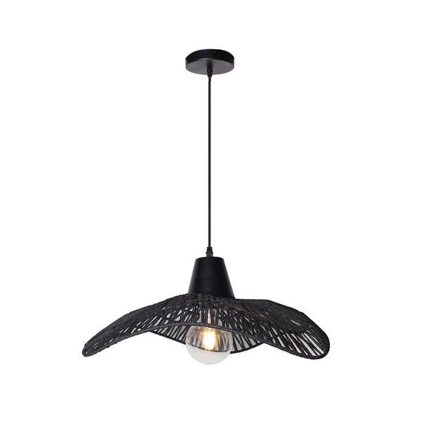 【MARETTI】オランダ・シェードペンダントライト「ANGELO」1灯  BLACK（W500mm）