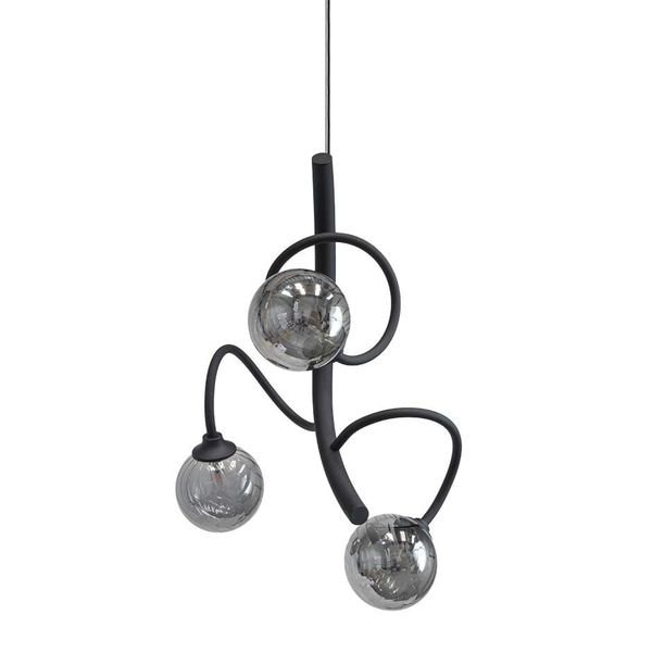 【MARETTI】オランダ・インテリア照明 3灯  BLACK（W550×H750mm）