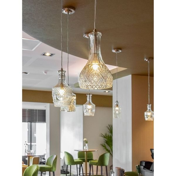 【MARETTI】オランダ・シェードペンダントライト「PENDANTSET」1灯  Transparent（φ130×H210mm）