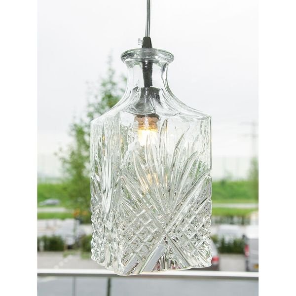 【MARETTI】オランダ・シェードペンダントライト「PENDANTSET」1灯  Transparent（W88×H210mm）