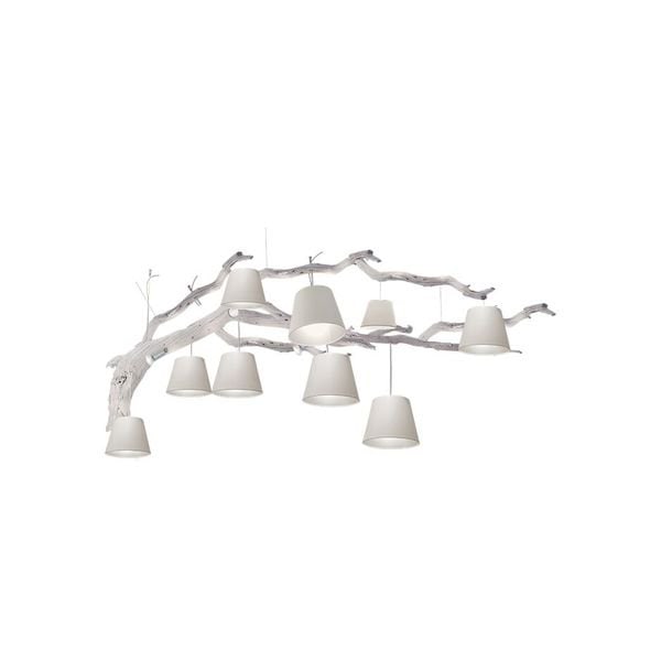 【MARETTI】オランダ・インテリア照明「OAK」12灯  WHITE（H700mm）