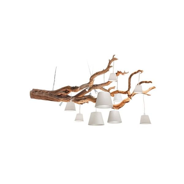 【MARETTI】オランダ・インテリア照明「OAK」12灯  WOOD（H700mm）