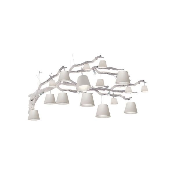 【MARETTI】オランダ・インテリア照明「OAK」24灯  WHITE（H900mm）