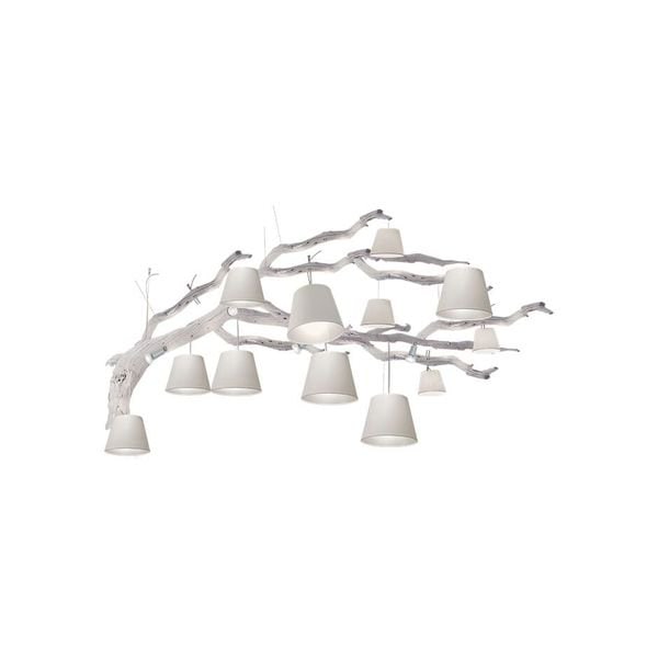 【MARETTI】オランダ・インテリア照明「OAK」16灯  WHITE（H900mm）