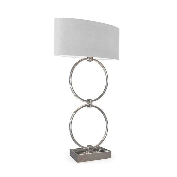 【MARETTI】オランダ・シェードフロアランプ「HAYWORTH」1灯  CHROME（W550×H956mm）