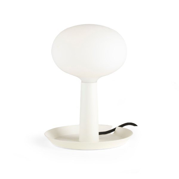【Bsweden】スウェーデン・インテリア照明「Tray table lamp」トレイ テーブルランプ 1灯 ホワイト（Φ196×H250mm）