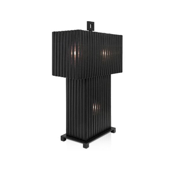 【MARETTI】オランダ・テーブルランプ 3灯  BLACK（W400×D170×H540mm）