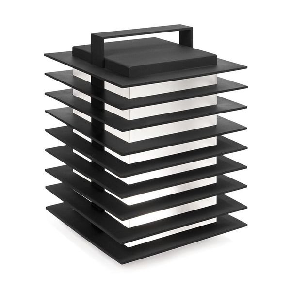 【MARETTI】オランダ・屋外用 ガーデンライト「STACK」1灯  BLACK（W280×H405mm）