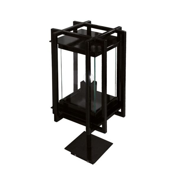 【MARETTI】オランダ・屋外用 ガーデンライト「COSTA」1灯  BLACK（W260×H540mm）