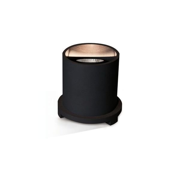 【MARETTI】オランダ・LEDテーブルランプ「VASO」1灯  BLACK（φ120×H120mm）