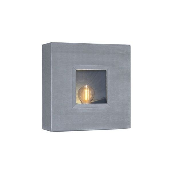 【MARETTI】オランダ・屋外用 ウォールライト「JELLE」1灯  ZINC（W250×D95×H250mm）