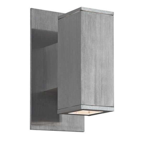 【MARETTI】オランダ・屋外用 LEDウォールライト 2灯  ALUMINUM（W100×D105×H190mm）