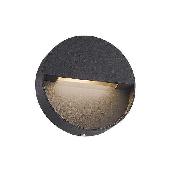 【MARETTI】オランダ・屋外用 ウォールライト「BUOY」1灯  BLACK（φ120mm）