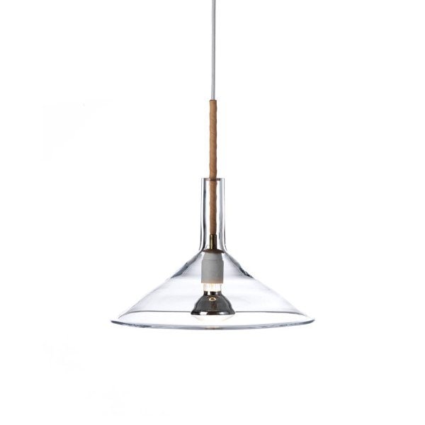 【Bsweden】スウェーデン・インテリア照明「Tratten pendant lamp」トラッテン ペンダント ランプ 1灯 クリア（Φ340×H270mm）