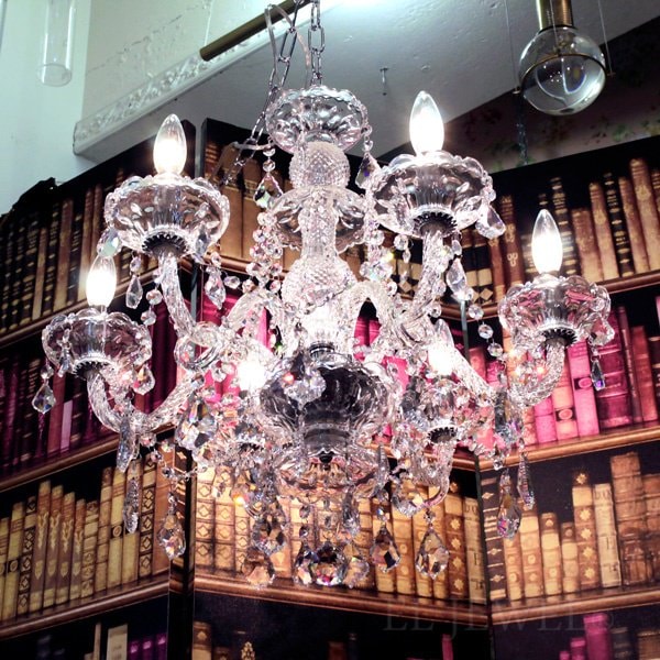 クリスタルシャンデリア LZH-91652YC 大光電機 DAIKO シャンデリアLZH-91652YC 直付タイプ照明