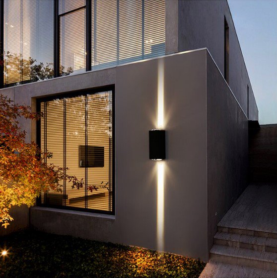 【法人様・店舗様限定】【Jollysun】屋外LEDウォールライト（Ｗ70×Ｈ180×Ｄ70mm）***