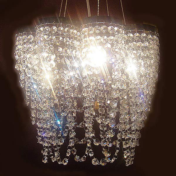 【ALABASTER】アスフールクリスタルシャンデリア 4灯(W350×H300mm)