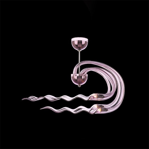 【イリスクリスタル】【PENELOPE】スペイン・クリスタルシャンデリア パープル 1灯～5灯(W510mm~970mm)