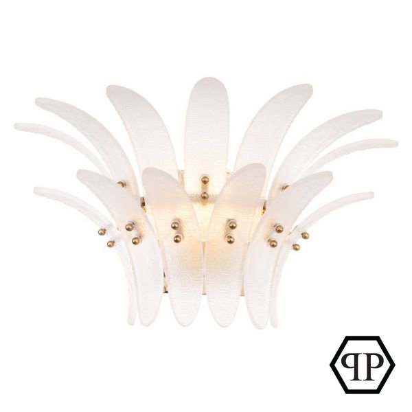 【EICHHOLTZ】デザイン照明ウォールライト「Bel Air」 2灯 ホワイト（W440×D250×H280mm)※同メーカー合計42万円以上で発注可