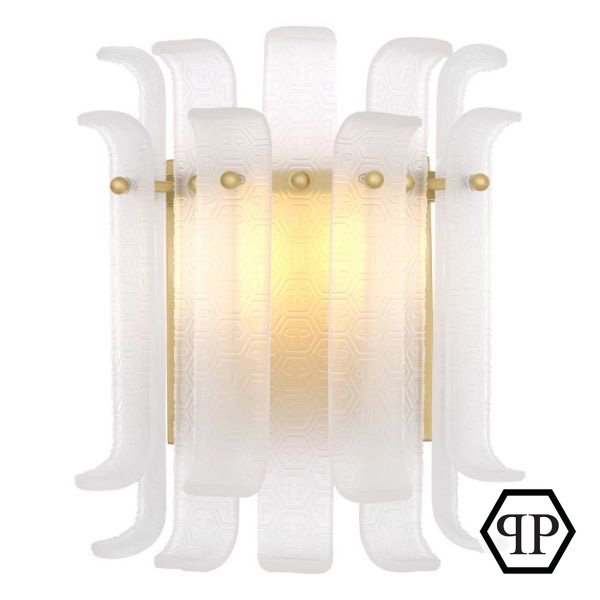 【EICHHOLTZ】デザイン照明ウォールライト「Rodeo Drive」2灯ホワイト（W270×D160×H350mm)※同メーカー合計42万円以上で発注可