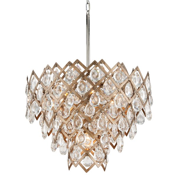 【CORBETT】アメリカ・デザインシャンデリアライト「TIARA」7灯(W655×H553mm)