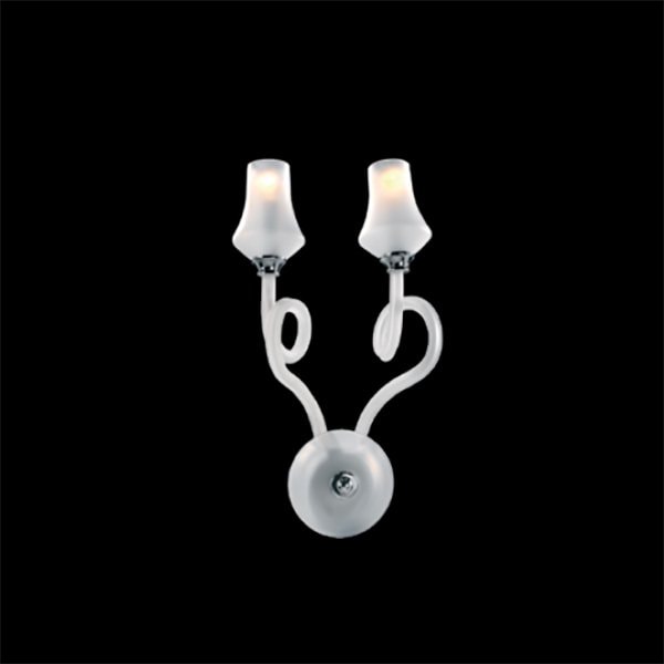 【イリスクリスタル】【CORCEGA】スペイン・クリスタルウォールシャンデリア 全6色 2灯／3灯(W230×H460mm)