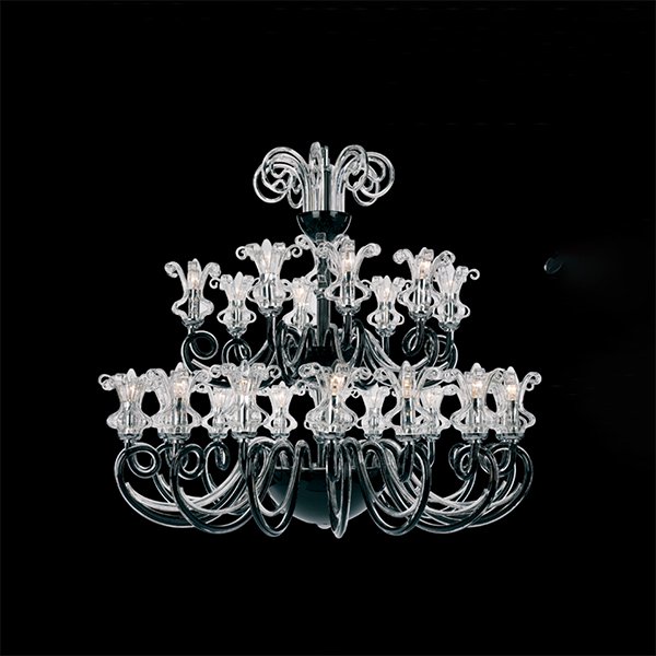 【イリスクリスタル】【MIAMI】スペイン・シャンデリア 24灯 全3色 (W1000mm~H1000mm)