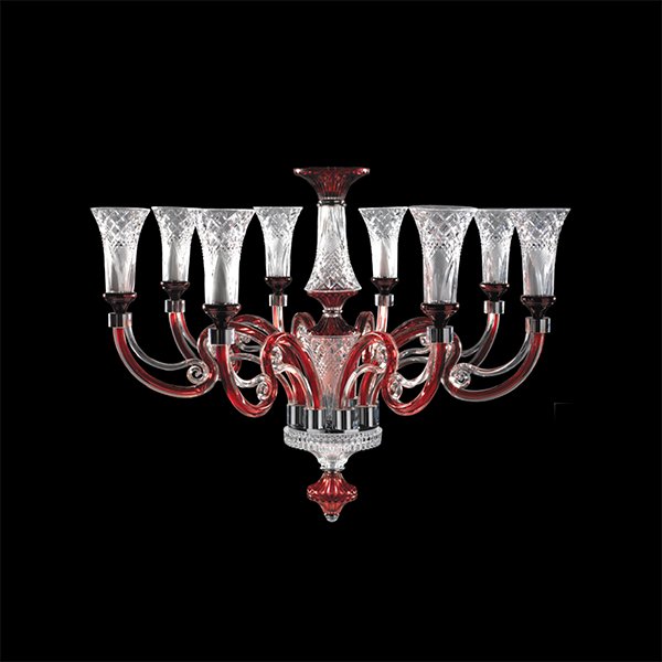 【イリスクリスタル】【VIANA COLOUR】スペイン・シャンデリア 全2色  5灯～26灯(W500mm~750mm)