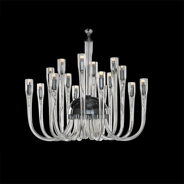 【イリスクリスタル】【BERNA】スペイン・シャンデリア 全5色 6灯～18灯(W500mm~750mm)