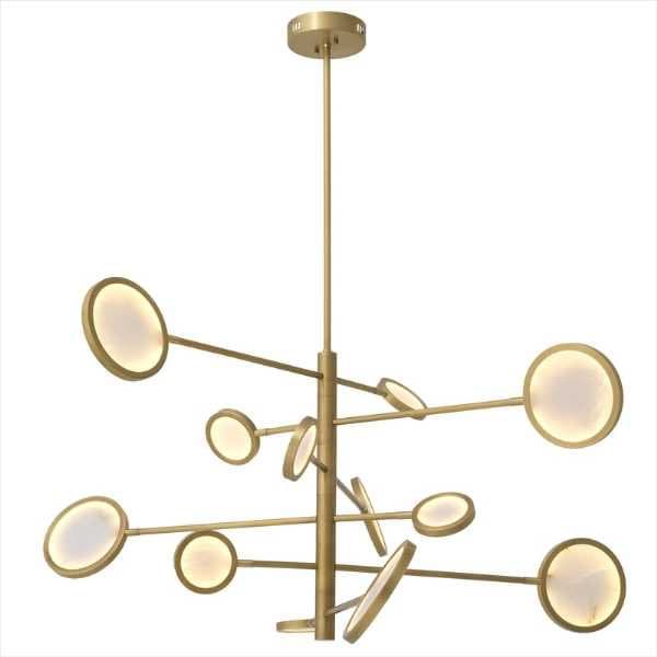 【EICHHOLTZ】デザイン照明「DOMANI」アンティークブラス（φ1360×H680mm)※同メーカー合計42万円以上で発注可