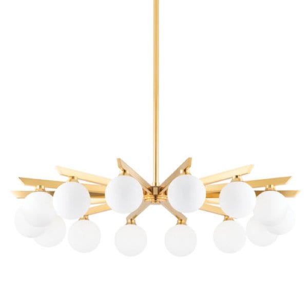 【CORBETT】アメリカ・デザインシャンデリアライト「Astra」14灯(W1016×H191-1436mm)