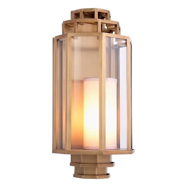 【EICHHOLTZ】デザイン照明ウォールライト「MONTICELLO」1灯 アンティークブラス（W240×D150×H485mm)※同メーカー合計42万円以上で発注可