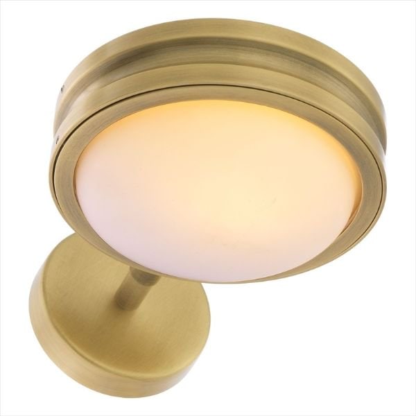 【EICHHOLTZ】デザイン照明ウォールライト「BLAIZE」1灯 アンティークブラス（W90×D220×H150mm)※同メーカー合計42万円以上で発注可