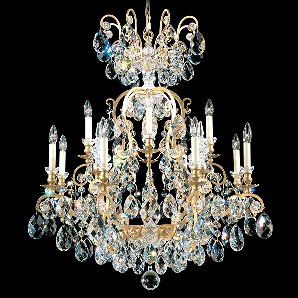 【SCHONBEK】アメリカ・クリスタルシャンデリア『RENAISSANCE』13灯(W810×H940mm)