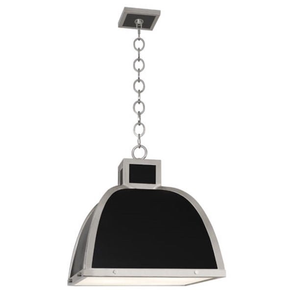 【ROBERT ABBEY】アメリカ・ペンダントライト「Ranger Pendant」3灯シルバー／ブラック（W445×H458mm）
