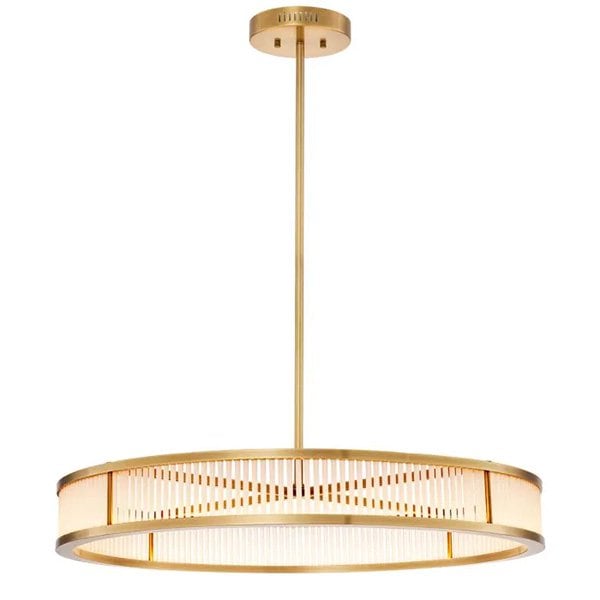 【EICHHOLTZ】デザイン照明「THIBAUD」L アンティークブラス（φ900×H150mm)※同メーカー合計42万円以上で発注可