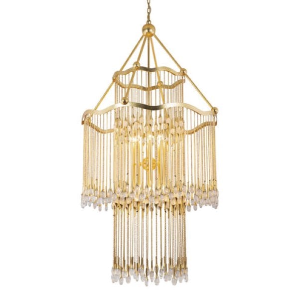 【CORBETT】アメリカ・デザインシャンデリアライト「Kiara」16灯(W1016×H1874-3861mm)