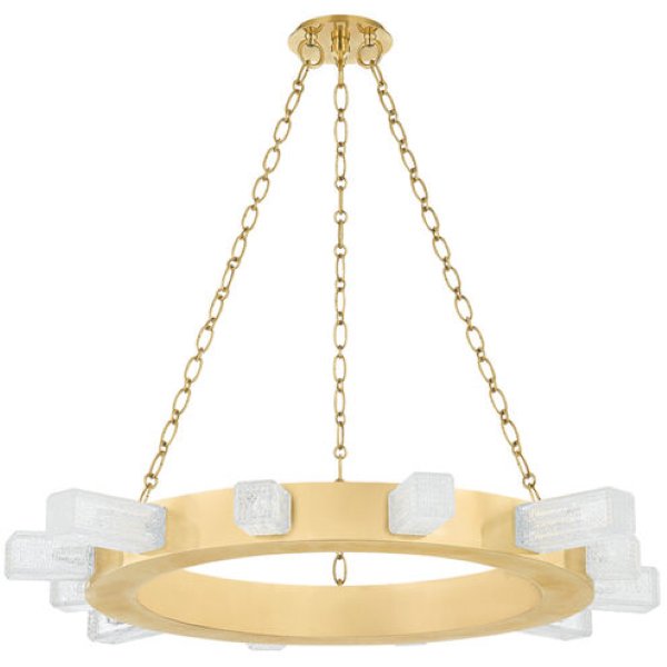 【CORBETT】アメリカ・デザインシャンデリアライト「Citrine」12灯(W915×H83-1880mm)