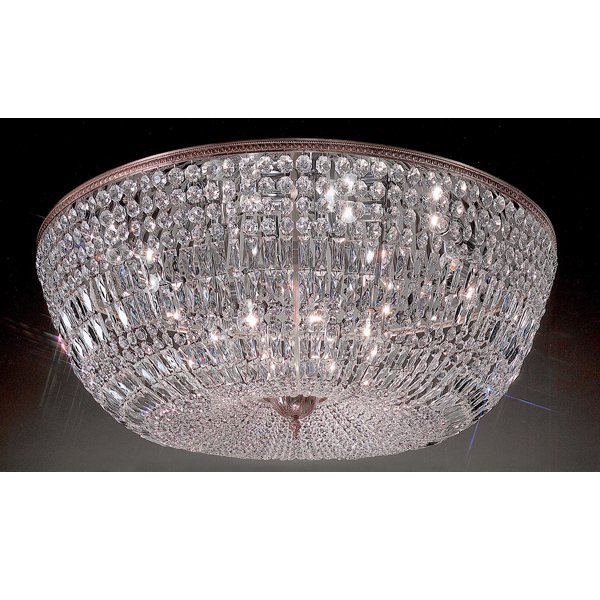 【CLT】アメリカ・シーリングシャンデリア『Crystal Baskets』20灯ミレニアム・シルバー(W1210×H400mm)*