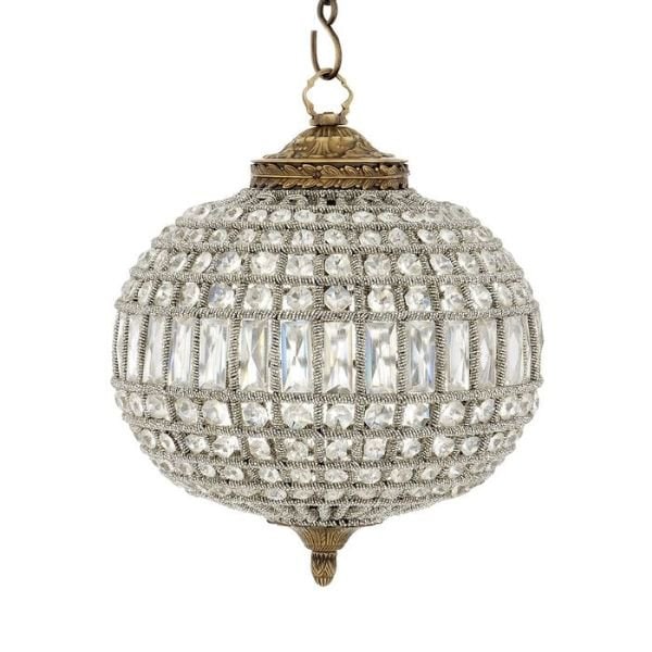 【EICHHOLTZ】デザイン照明「KASBAH」1灯 アンティークブラス（φ380×H450mm)※同メーカー合計42万円以上で発注可