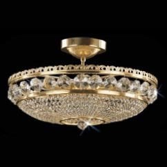 【Preciosa】最高級クリスタルシャンデリア 6灯(W425×H280mm)