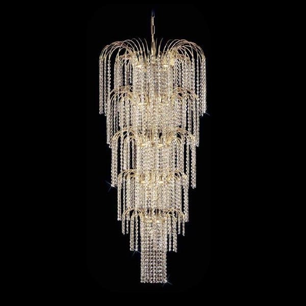【Preciosa】最高級クリスタルシャンデリア 13灯(W550×H1160mm)