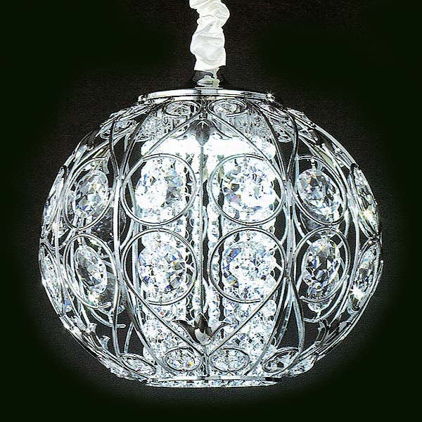 【５台から注文可】 クリスタル・モダンペンダントミニシャンデリア 3灯(W300mm）