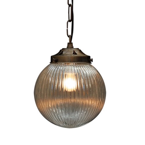 【入荷未定】<b>【LAMPS】</b>ガラスシェードペンダントランプ 1灯(W150×H690mm)