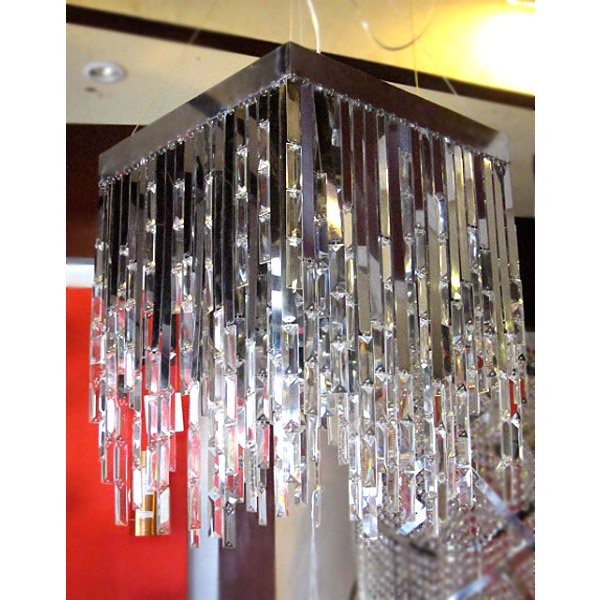 【ALABASTER】クリスタルシャンデリア 4灯(φ460×H600mm)