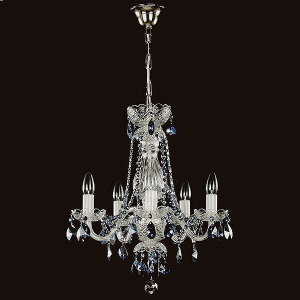 【JOSEF WRANOVSKY】チェコクリスタルシャンデリア 5灯(W500×H500mm)