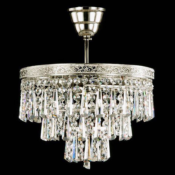 【JOSEF WRANOVSKY】チェコクリスタルシーリングシャンデリア 3灯(W300×H250mm)