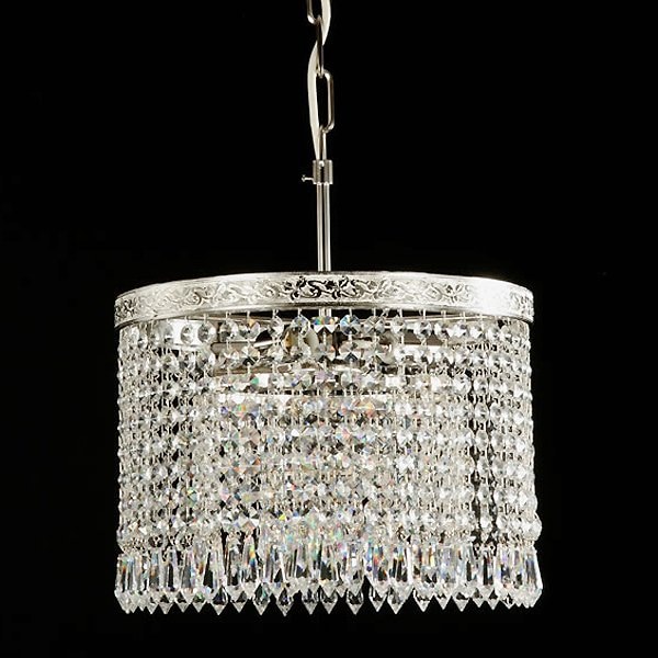 【JOSEF WRANOVSKY】チェコクリスタルシャンデリア 3灯(W300×H250mm)